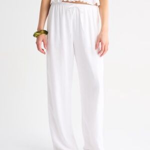 Abercrombie white linen pants new with tags size xs